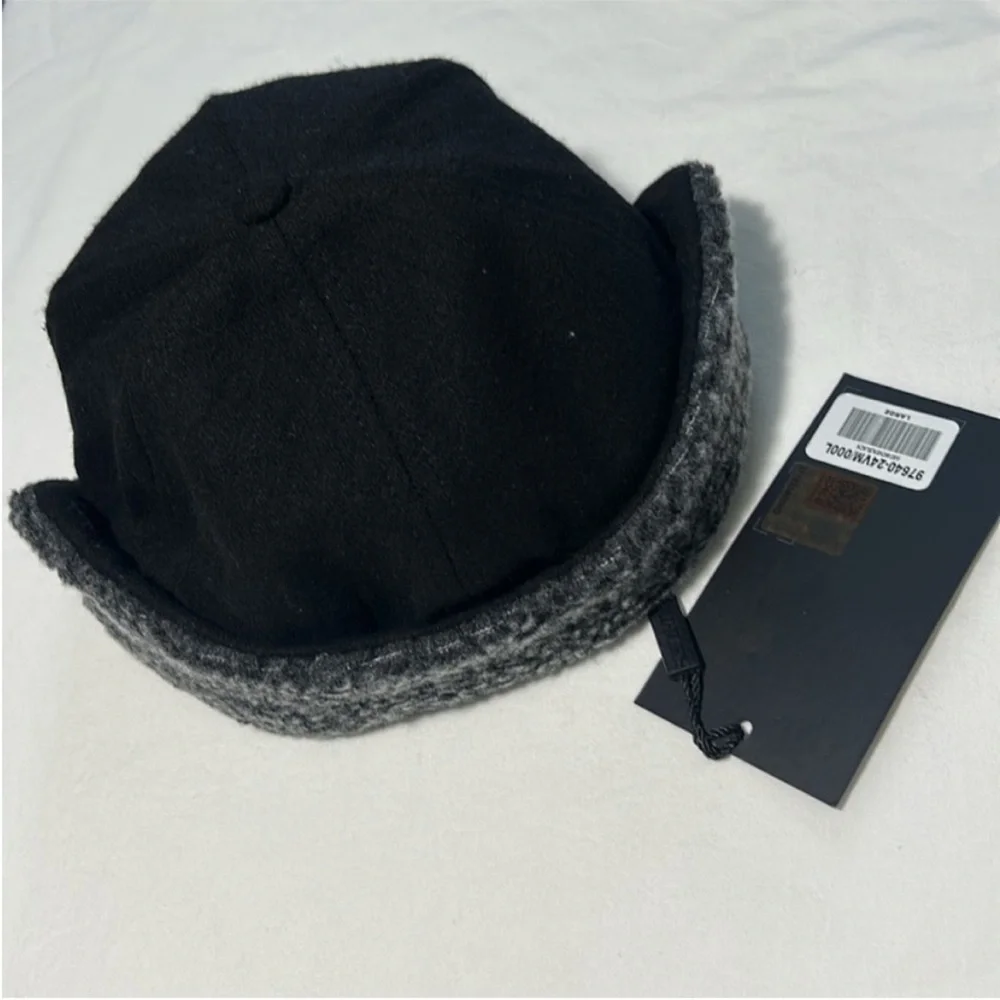 Harley-Davidson Large Hat Willie G Skull Fitted Flap Hat Black Beauty 7 3/8 NWT - Picture 5 of 11